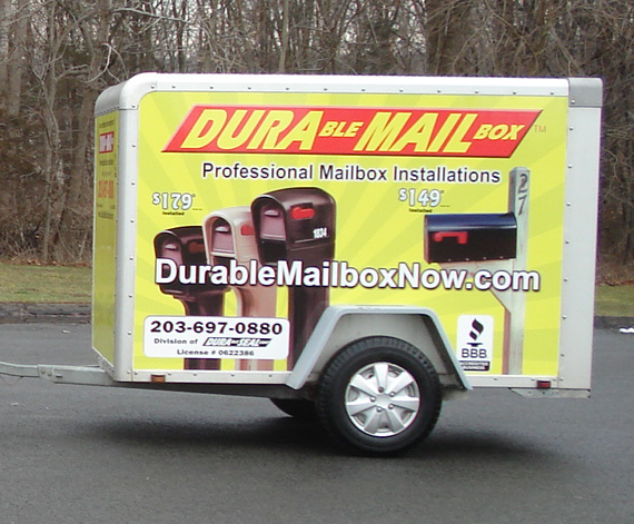 Durable Mailbox Installation Trailor