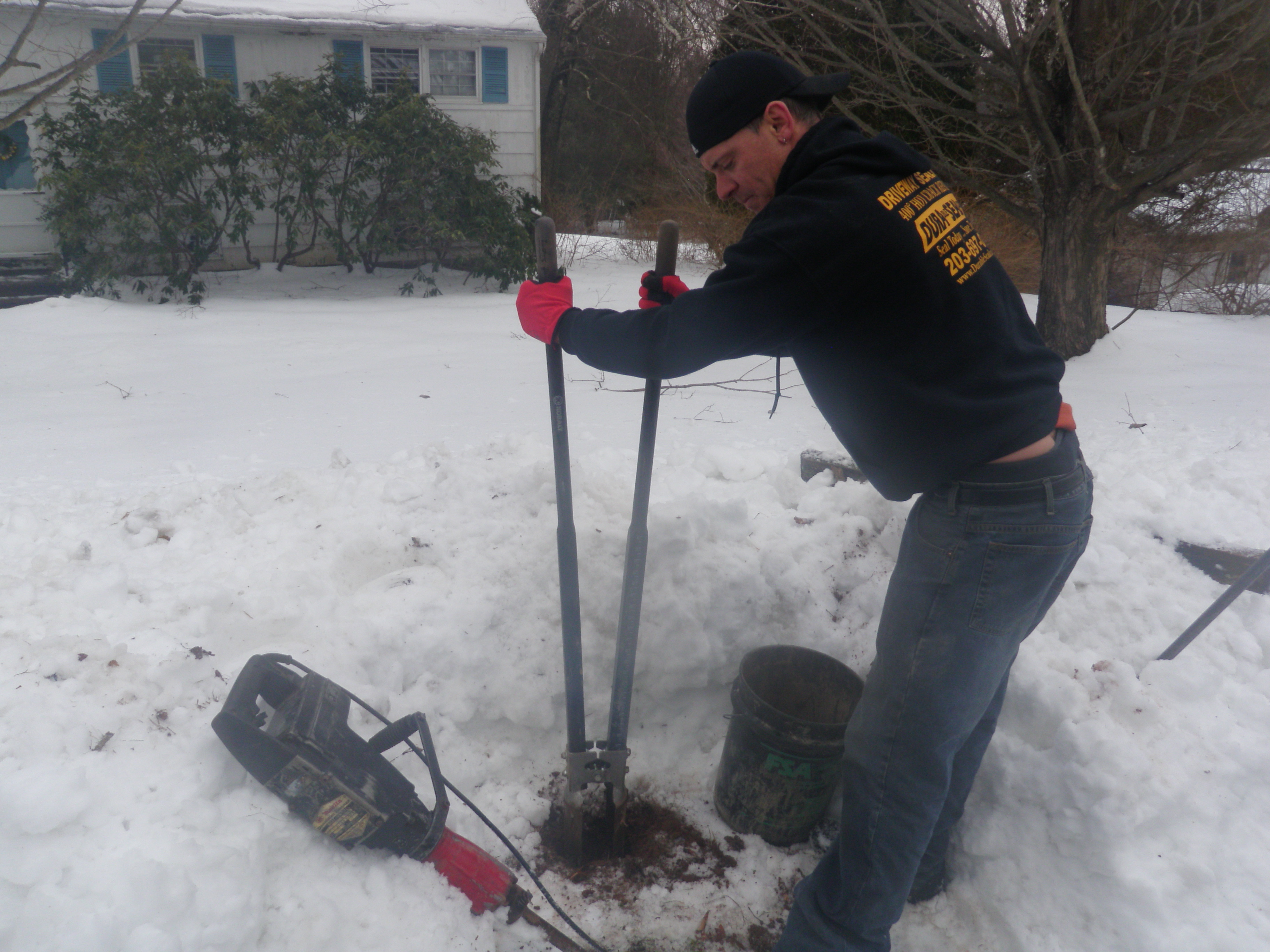 Digging New Hole for Mailbox Post by Hand