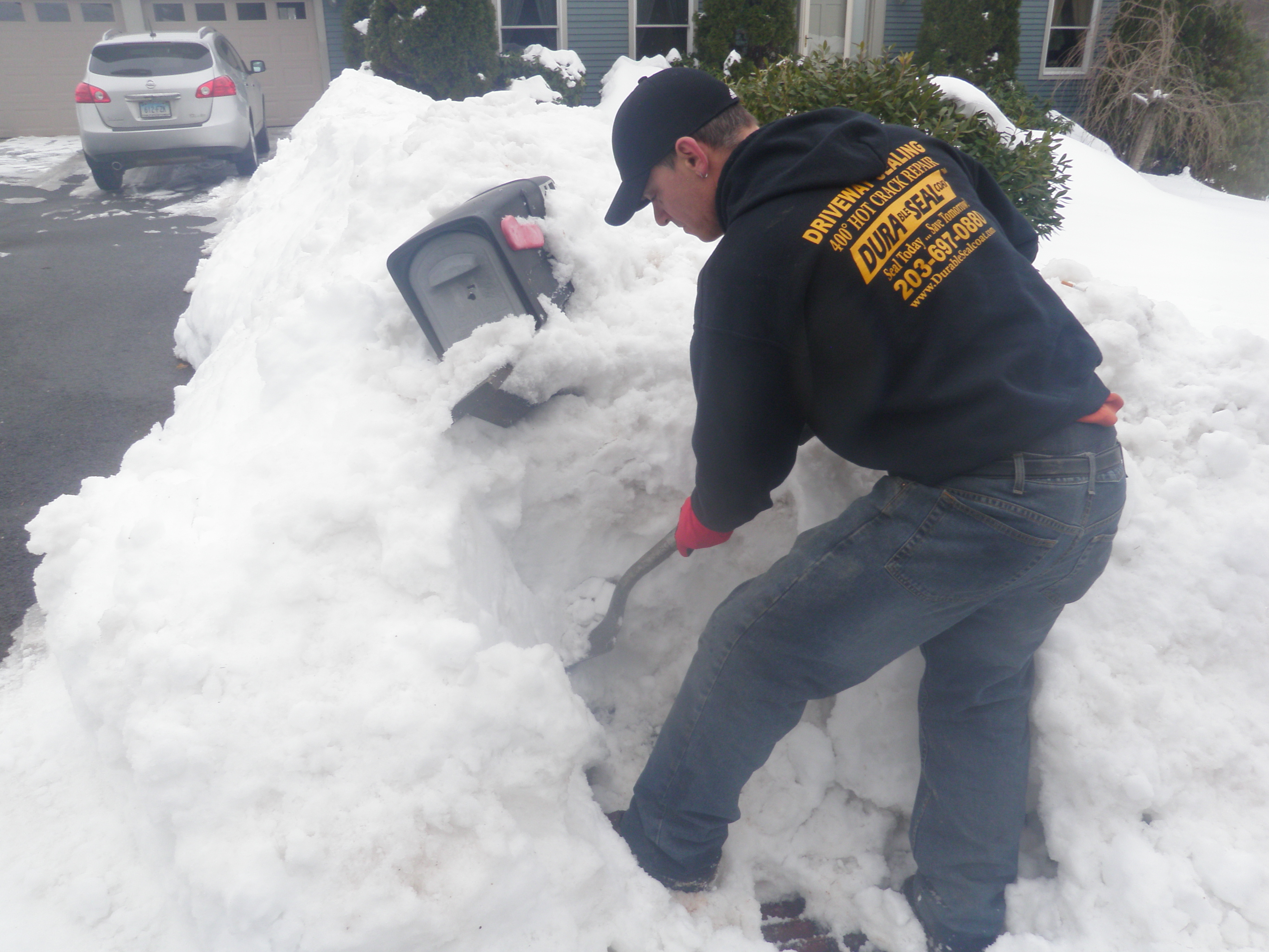 Digging Out Old Mailbox